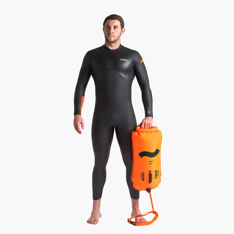 C-Skins Swim Research Buoy Dry Bag Orange 28ltr-3